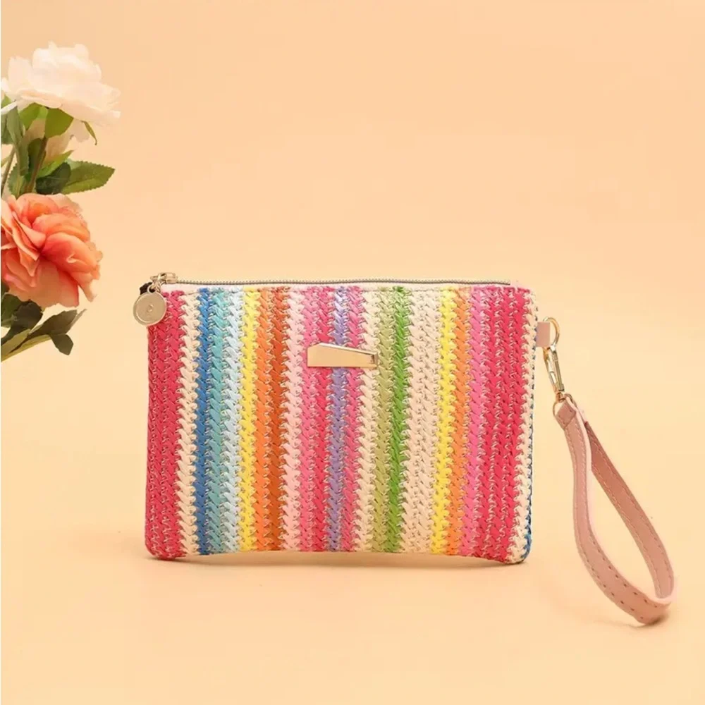 Bright Nylon Woven Wristlet - Picture 1 of 3